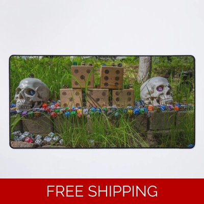 Le Studio Desk Mat Roll the Bones Monument